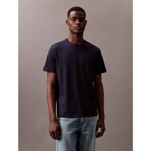 NWOT Calvin Klein Navy Blue Short Sleeve Liquid Touch T-Shirt Men's Size Large